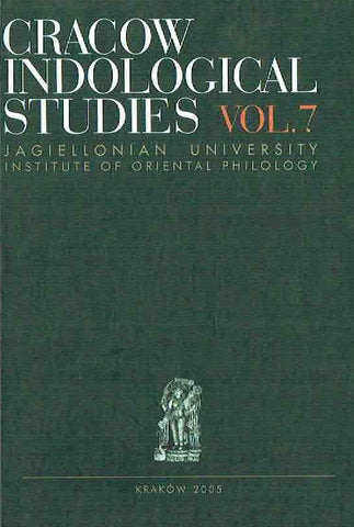 Cracow Indological Studies, Vol. 7, Love and Nature in Kāvya Literature Cracow Indological Studies, Vol. 7, Love and Nature in Kāvya Literature, ed. by Lidia Sudyka, Krakow 2005