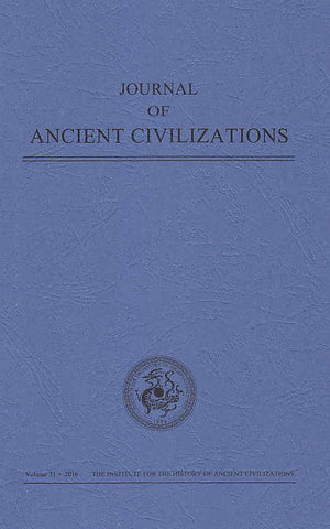 Journal of Ancient Civilizations, Volume 31, 2016 Journal of Ancient Civilizations, Volume 31, 2016, IHAC 2016