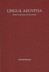 Antonio Loprieno (ed.), Lingua Aegyptia 18, Journal of Egyptian Language Studies, Gottingen 2010