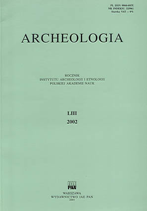 Archeologia LIII, 2002