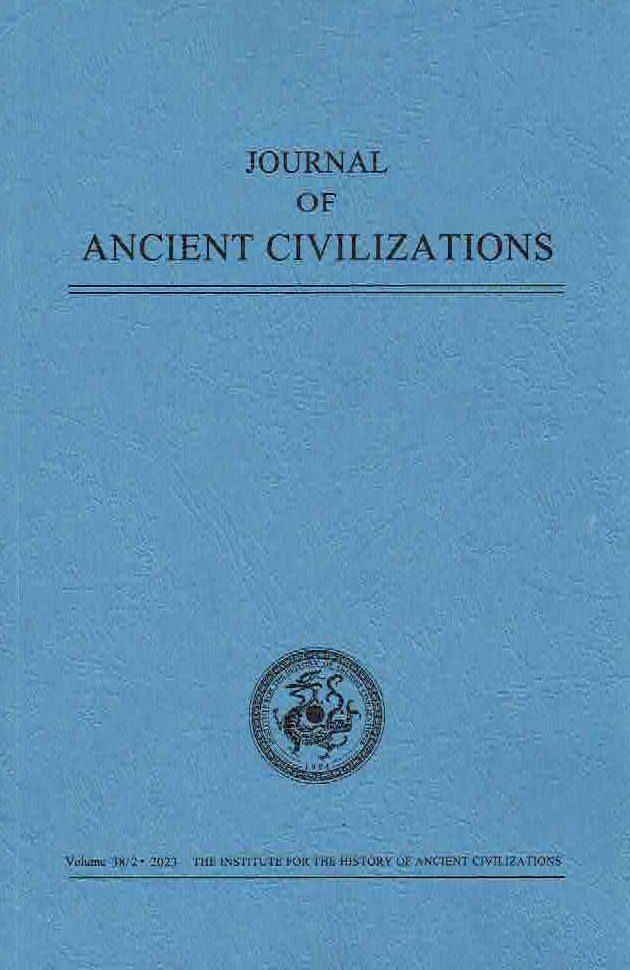Journal of Ancient Civilizations, Volume 38/2, 2023
