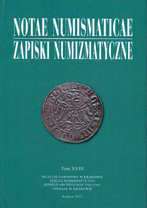 Notae Numismaticae vol. XVIII