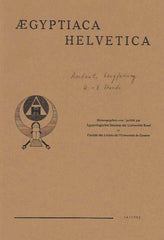  Erik Hornung, Barbara Luscher, Texte zum Amduat, Tell II: Langfassung 4. bis 8. Stunde, Aegyptiaca Helvetica, 14/1992
