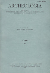 Archeologia 32, 1981, Warsaw 1984