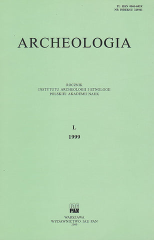 Archeologia L, 1999, Warsaw 2000