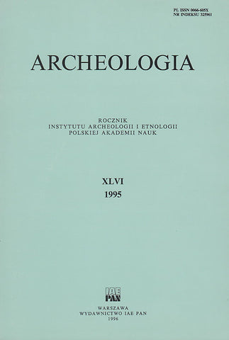 Archeologia XLVI, 1995, Warsaw 1996