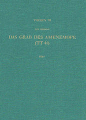  Jan Assmann, Theben III, Das Grab des Amenemope (TT 41), Text (vol. I), Verlag Philipp von Zabern, Mainz am Rhein 1991