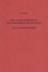 Ernest Kunzl, Die Alamannenbeute aus dem Rhein bei Neupotz, Römisch-Germanisches Zentralmuseum, Forschungsinstitut für Vor- und Frühgeschichte: Band 34: Volume I, Untersuchungen, Volume 2, Katalog, Volume 3, Plates 1-365, Volume 4, Plates 366-702, Verlag des Romisch-Germanischen Zentralmuseums, Mainz 1993