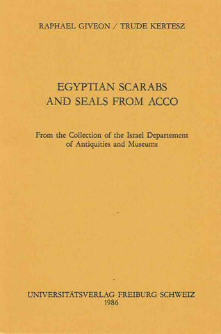 Egyptian Scarabs and Seals from Acco