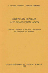 Egyptian Scarabs and Seals from Acco