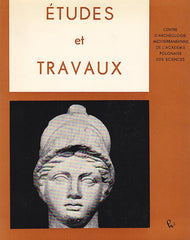 Etudes et Travaux XIII, Centre D'Archeologie Mediterraneenne de L'Academie Polonaises des Sciences, Varsovie 1983