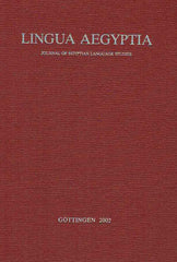 Antonio Loprieno (ed.),  Lingua Aegyptia 10, Journal of Egyptian Language Studies, Gottingen 2002