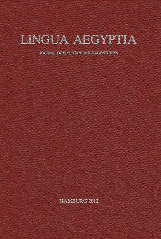 Antonio Loprieno (ed.), Lingua Aegyptia 19, Journal of Egyptian Language Studies, Gottingen 2011