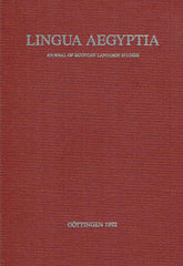 Antonio Loprieno (ed.), Lingua Aegyptia 2, Journal of Egyptian Language Studies, Gottingen 1992