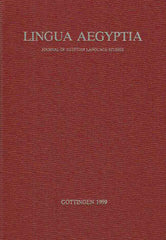 Antonio Loprieno (ed.), Lingua Aegyptia 6, Journal of Egyptian Language Studies, Gottingen 1999