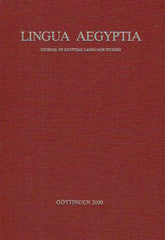 Antonio Loprieno (ed.), Lingua Aegyptia 7, Journal of Egyptian Language Studies, Gottingen 2000