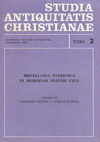 Studia Antiquitatis Christianae, Tom 2, Warszawa 1980