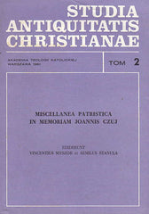 Studia Antiquitatis Christianae, Tom 2, Warszawa 1980
