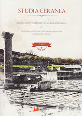  Studia Ceranea, Journal of the Waldemar Ceran Research Centre for the History and Culture of the Mediterranean Area and South-East Europe, Vol. 7/2017, Lodz 2017