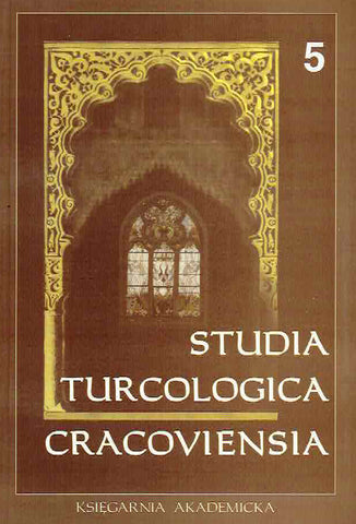 Studia Turcologica Cracoviensia 5, ed. by M. Stachowski, Krakow 1998