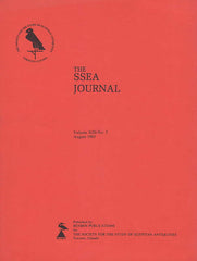 The SSEA Journal, Vol. XIII, no. 3, August 1983, The Society for the Study of Egyptian Antiquities, Toronto, Canada 1983
