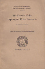 Vincenzo Pertullo, The Yaruros of the Capanaparo River, Venezuela, Anthropological Papers, No. 11, Smithonian Institution Bureau of American Ethnology, United States Government Printing Office, Washington 1939