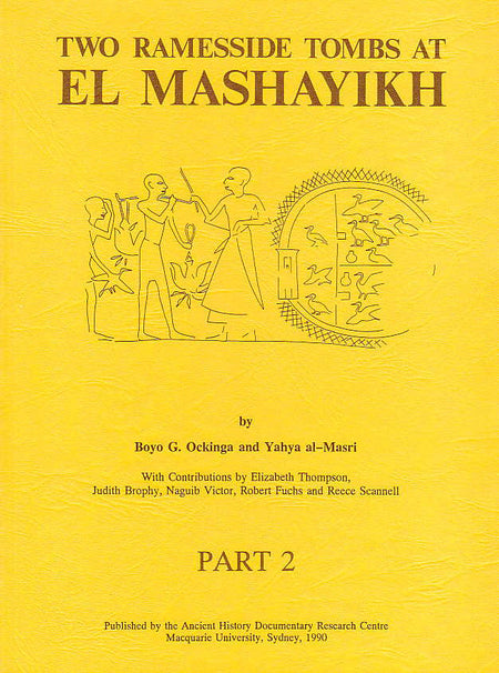 Boyo G. Ockinga, Yahya al-Masri, Two Ramesside Tombs at el Mashayikh, Part 2, The Tomb of Anhurmose - the Inner Room and the Tomb of Imiseba, The Ancient History Documentary Research Centre, Macquarie University, Sydney 1988