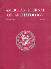  American Journal of Archaeology ,Vol. 83, no. 3, July 1979