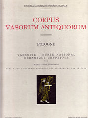 Corpus Vasorum Antiquorum, Pologne, Fasc. 10: Varsovie - Musee National 7 par Marie-Louise Bernhard, Cracovie