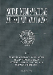 Notae Numismaticae vol. I, Cracow 1996