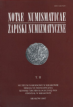 Notae Numismaticae vol. II, Cracow 1997